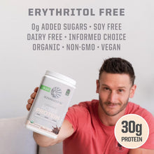 Load image into Gallery viewer, Organic Active Protein Vegan Protein Powder, Chocolate Flavor, 4.96 Lbs (45 Servings)
