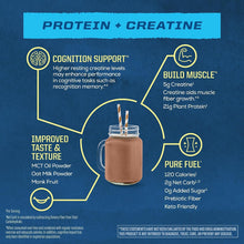 Load image into Gallery viewer, Unleash Your Inner Warrior with Chocolate Warrior Strength - Plant-Based Protein &amp; Creatine Blend (36.1 Oz)
