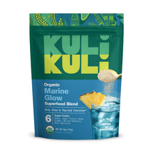 Load image into Gallery viewer, Marine Glow Organic Kelp &amp; Blue Spirulina Superfood Powder for Skin &amp; Thyroid, 6 Oz
