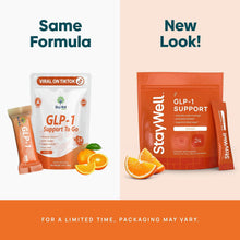 Load image into Gallery viewer, GLP-1 Supplement | Natural GLP-1 Production | GLP 1 Booster Drink Mix to Control Appetite and Cravings | Great Tasting Metabolic Support - Yerba Mate, Garcinia Cambogia, Berberine [Orange]
