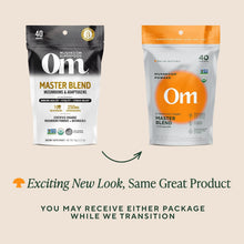 Load image into Gallery viewer, Om Master Blend Mushroom Powder – Organic Mushroom Supplement with 10 Mushrooms and Ashwagandha - Support Immunity, Gut Health &amp; Stress Relief, 3.17 Oz (40 Servings)
